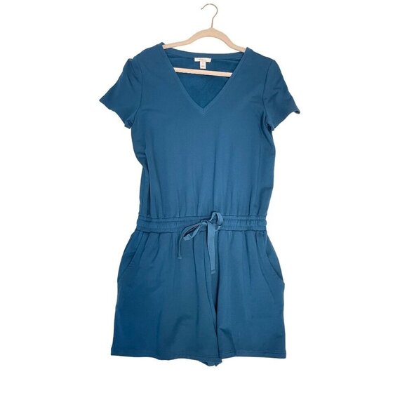 Anthropologie Daily Ritual Women's Romper Shorts one Piece Sleeveless Medium - Picture 4 of 6